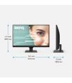 MONITOR BENQ GW2790 (9H.LLTLJ.LBE) ) 27” IPS, FHD, 100HZ, 99% SRGB, 1300:1, 2X HDMI 1X DP, ALTAVOCES, VESA, EYE CARE.