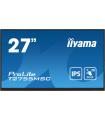 MONITOR IIYAMA 27" IPS BONDED PCAP 10P TOUCH, 1920X1080, FLAT BEZEL FREE GLASS FRONT, HDMI, DISPLAYPORT, 360CD/M², USB HUB 2X 3.