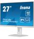 MONITOR IIYAMA 27"/2560 x 1440/3.7 MPX/WQHD/100Hz/250CD/16:9/HDMI/LED/BLANCO