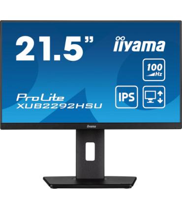 MONITOR IIYAMA 21.5"/1920 x 1080/100Hz /2.1MPX/250CD/FHD/16:9/HDMI/IPSLED/NEGRO
