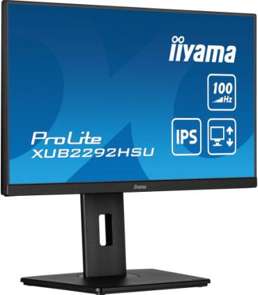MONITOR IIYAMA 21.5"/1920 x 1080/100Hz /2.1MPX/250CD/FHD/16:9/HDMI/IPSLED/NEGRO