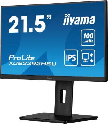 MONITOR IIYAMA 21.5"/1920 x 1080/100Hz /2.1MPX/250CD/FHD/16:9/HDMI/IPSLED/NEGRO