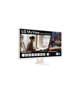 LG MONITOR (32SR50F-W) SMART MONITOR 32" WEBOS 23. PANEL IPS (NORMAL): 1920X1080, SRGB 99%, 250NITS, 3000:1, DIAG. 80CM, HDR10