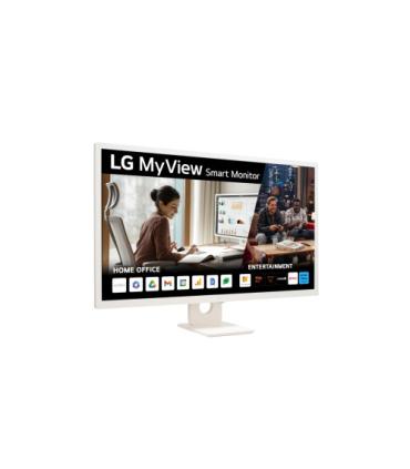 LG MONITOR (32SR50F-W) SMART MONITOR 32" WEBOS 23. PANEL IPS (NORMAL): 1920X1080, SRGB 99%, 250NITS, 3000:1, DIAG. 80CM, HDR10