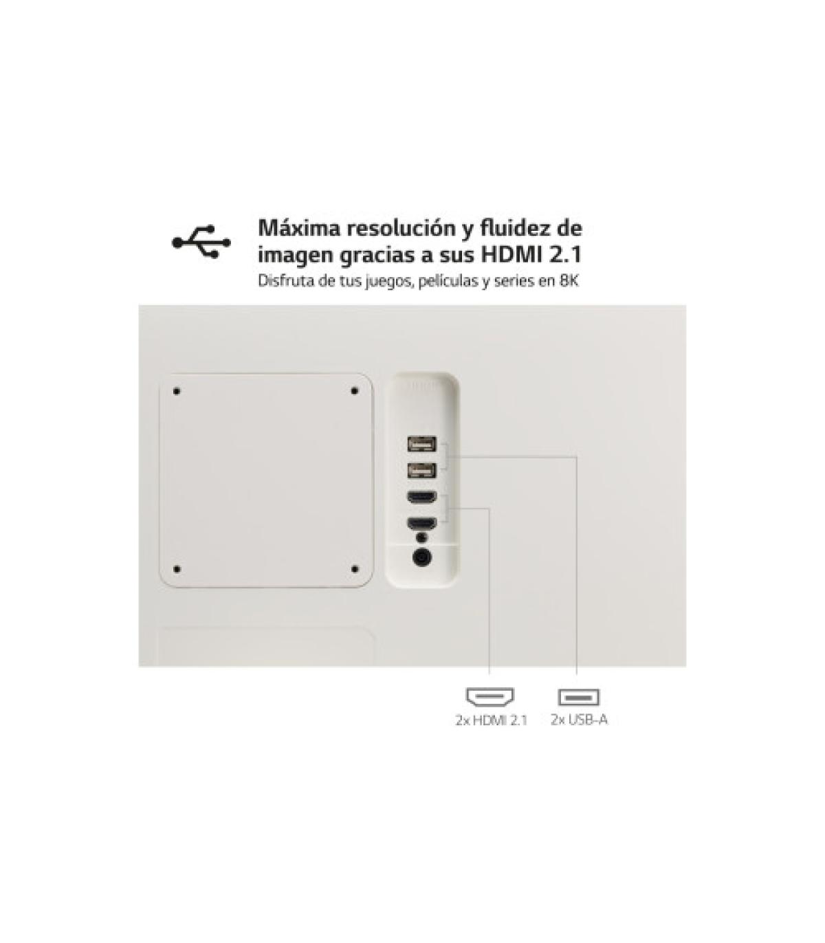 LG MONITOR (32SR50F-W) SMART MONITOR 32" WEBOS 23. PANEL IPS (NORMAL): 1920X1080, SRGB 99%, 250NITS, 3000:1, DIAG. 80CM, HDR10