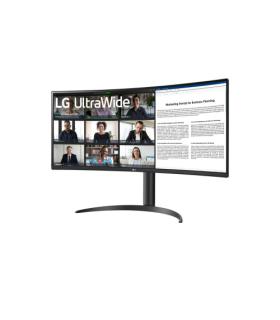 LG MONITOR (34WR55QC-B) CURVO ULTRAWIDE 34" / PANTALLA WQHD HDR10 / 3440 X 1440 / FRECUENCIA 100 HZ / USB TYPE-C / NEGRO