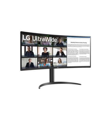 LG MONITOR (34WR55QC-B) CURVO ULTRAWIDE 34" / PANTALLA WQHD HDR10 / 3440 X 1440 / FRECUENCIA 100 HZ / USB TYPE-C / NEGRO