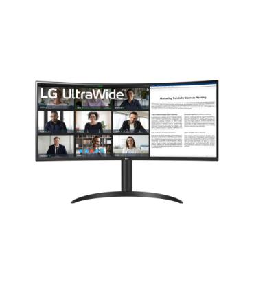 LG MONITOR (34WR55QC-B) CURVO ULTRAWIDE 34" / PANTALLA WQHD HDR10 / 3440 X 1440 / FRECUENCIA 100 HZ / USB TYPE-C / NEGRO