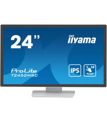 MONITOR IIYAMA 24" WHITE BONDED PCAP 10P TOUCH, 1920X1080, IPS-PANEL, FLAT BEZEL FREE GLASS FRONT, HDMI, DISPLAYPORT, 360CD/M²..