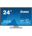 MONITOR IIYAMA 24" WHITE BONDED PCAP 10P TOUCH, 1920X1080, IPS-PANEL, FLAT BEZEL FREE GLASS FRONT, HDMI, DISPLAYPORT, 360CD/M² (