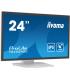 MONITOR IIYAMA 24" WHITE BONDED PCAP 10P TOUCH, 1920X1080, IPS-PANEL, FLAT BEZEL FREE GLASS FRONT, HDMI, DISPLAYPORT, 360CD/M²..