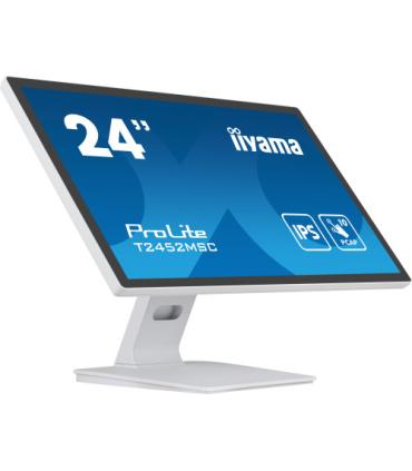 MONITOR IIYAMA 24" WHITE BONDED PCAP 10P TOUCH, 1920X1080, IPS-PANEL, FLAT BEZEL FREE GLASS FRONT, HDMI, DISPLAYPORT, 360CD/M²..