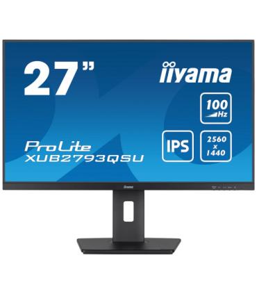 iiyama ProLite XUB2793QSU-B6 LED display 68,6 cm (27") 2560 x 1440 Pixeles Quad HD Negro
