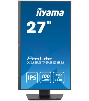iiyama ProLite XUB2793QSU-B6 LED display 68,6 cm (27") 2560 x 1440 Pixeles Quad HD Negro