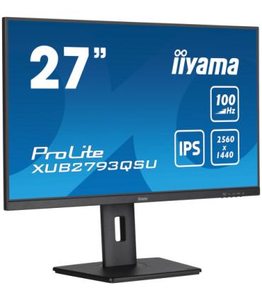 iiyama ProLite XUB2793QSU-B6 LED display 68,6 cm (27") 2560 x 1440 Pixeles Quad HD Negro