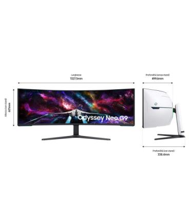 Samsung Odyssey S57CG952NU LED display 144,8 cm (57") 7680 x 2160 Pixeles Negro, Blanco