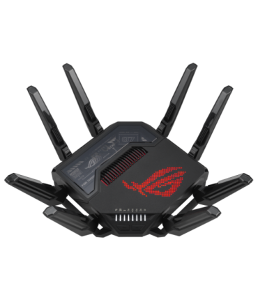 ASUS ROG Rapture GT-BE98 router inalámbrico 10 Gigabit Ethernet Quad-band (2.4 GHz / 5 GHz-1 / 5 GHz-2 / 6 GHz) Negro