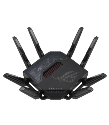 ASUS ROG Rapture GT-BE98 router inalámbrico 10 Gigabit Ethernet Quad-band (2.4 GHz / 5 GHz-1 / 5 GHz-2 / 6 GHz) Negro