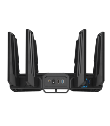 ASUS ROG Rapture GT-BE98 router inalámbrico 10 Gigabit Ethernet Quad-band (2.4 GHz / 5 GHz-1 / 5 GHz-2 / 6 GHz) Negro