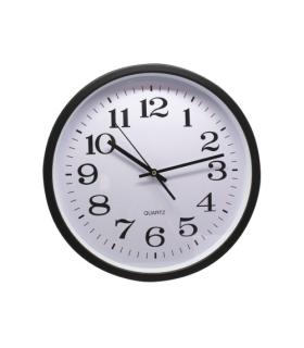 RELOJ OFICINA GRANDE 35 CM NEGRO BISMARK 329869