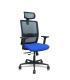 SILLA HACHES TRASLACK MALLA NEGRA ASIENTO BALI AZUL BRAZOS 2D RUEDAS 65MM CABECERO REGULABLE PIQUERAS Y CRESPO 395TKM840B229B2DB