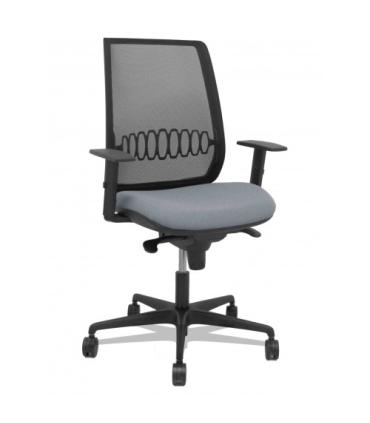 SILLA ALARES SINCRO MALLA NEGRA BALI ROJO BRAZO REGULABLE PIQUERAS Y CRESPO 397SM840B350B10B68R65