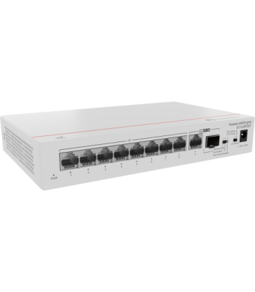 HUAWEI S110-8P2ST ( 8 10/100/1000 BASE-T PORTS POE+ 1GE SFP PORT, 1*10/100/ 100BASE T PORT, AC POWER, POWER ADAPTER