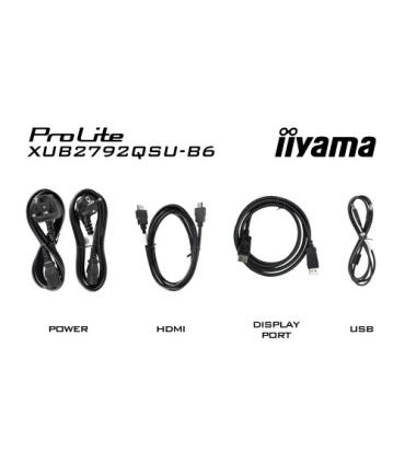 iiyama ProLite pantalla para PC 68,6 cm (27") 2560 x 1440 Pixeles Full HD LED Negro