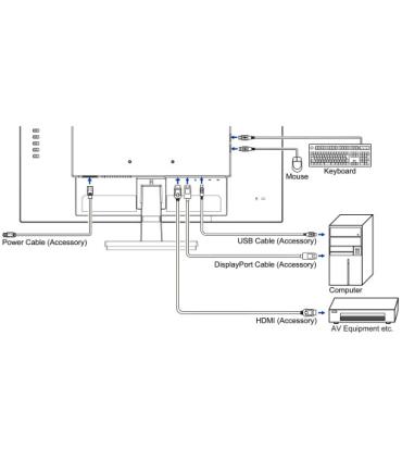 MONITOR IIYAA 27" PROLITE XU2792QSU-B6, IPS WQHD, 100HZ, 0,4MS, USB, HDMI, DISPLAYPORT, ALT 2x2W, INCLI