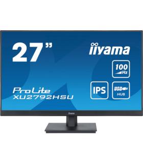 MONITOR IIYAMA 27" PROLITE XU2792HSU-B6, IPS, 100HZ, 0,4MS, USB, HDMI, DISPLAYPORT, 2x2W, INCLI