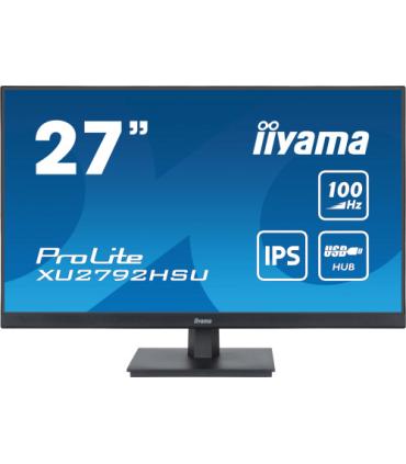 MONITOR IIYAMA 27" PROLITE XU2792HSU-B6, IPS, 100HZ, 0,4MS, USB, HDMI, DISPLAYPORT, 2x2W, INCLI