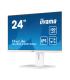 MONITOR IIYAMA 24" PROLITE XUB2492HSU-W6, IPS, 100HZ, 0,4MS, USB, HDMI, DISPLAYPORT, ALT 2x2W, ALTU, GIRO, INCLI, PIVOT, BLANCO