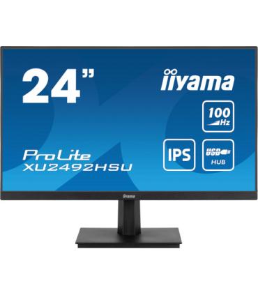 MONITOR IIYAMA 24" PROLITE SLIM XU2492HSU-B6, IPS, 100HZ, 0,4 MS, USB, HDMI, DISPLAYPORT, ALT 2x2W, INCLI