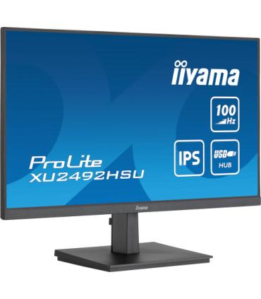 MONITOR IIYAMA 24" PROLITE SLIM XU2492HSU-B6, IPS, 100HZ, 0,4 MS, USB, HDMI, DISPLAYPORT, ALT 2x2W, INCLI