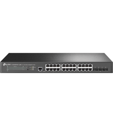 TP-Link TL-SG3428XPP-M2 switch Gestionado L2+ 2.5G Ethernet (100/1000/2500) Energía sobre Ethernet (PoE) 1U Negro