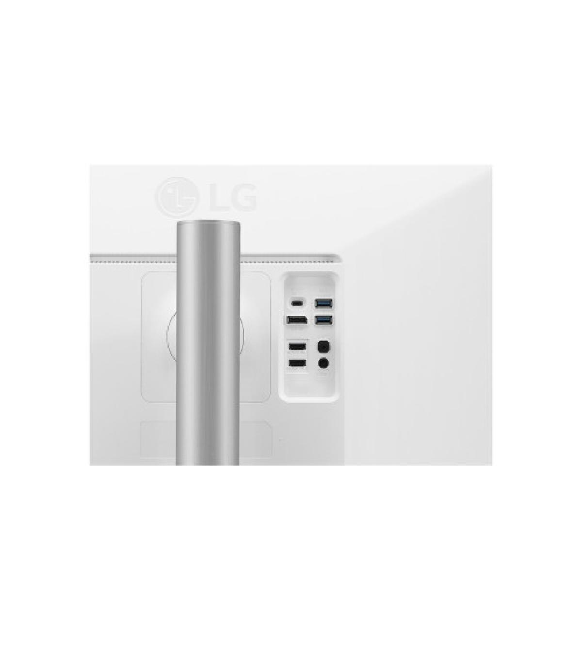 LG 27UP550P-W pantalla para PC 68,6 cm (27") 3840 x 2160 Pixeles 4K Ultra HD Plata, Blanco