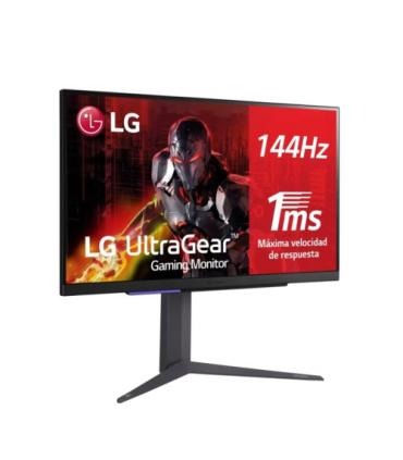 LG MONITOR (27GR93U-B) 27"/16:9/ULTRA GEAR GAMING/4K 3840 X 2160/IPS/1 MS/144 HZ/FREE SYNC/2X HDMI/DP/3X USB-A
