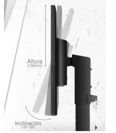 LG MONITOR (24BK55YP-B) 24"/FULL HD/REGULABLE EN ALTURA