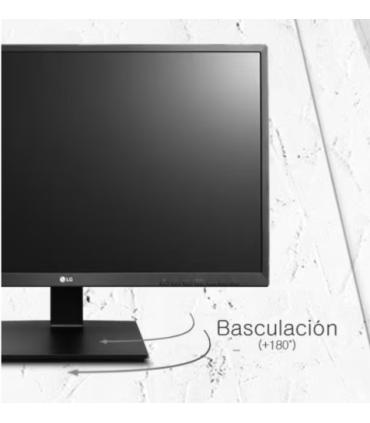 LG MONITOR (24BK55YP-B) 24"/FULL HD/REGULABLE EN ALTURA