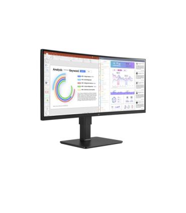 LG 34BQ77QC-B pantalla para PC 86,4 cm (34") 3440 x 1440 Pixeles UltraWide Dual Quad HD LCD Negro
