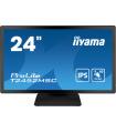 MONITOR IIYAMA 24" TACTIL CAPACITIVO T2452MSC-B1, IPS, 14 MS, HDMI, USB, DISPLAYPORT, ALT, REG INCL 90º, VESA 100 x 100