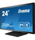 MONITOR IIYAMA 24" TACTIL CAPACITIVO T2452MSC-B1, IPS, 14 MS, HDMI, USB, DISPLAYPORT, ALT, REG INCL 90º, VESA 100 x 100