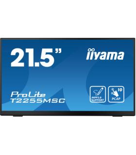 MONITOT IIYAMA 22" TACTIL CAPACITIVO, T2255MSC-B1, IPS, 60HZ, 5 MS, HDMI, USB, DISPLAYPORT, ALT, VESA 100 x 100
