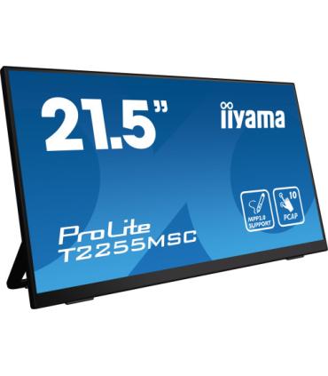 MONITOT IIYAMA 22" TACTIL CAPACITIVO, T2255MSC-B1, IPS, 60HZ, 5 MS, HDMI, USB, DISPLAYPORT, ALT, VESA 100 x 100
