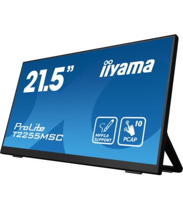 MONITOT IIYAMA 22" TACTIL CAPACITIVO, T2255MSC-B1, IPS, 60HZ, 5 MS, HDMI, USB, DISPLAYPORT, ALT, VESA 100 x 100