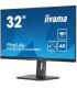 MONITOR IIYAMA 32" XUB3293UHSN-B5, IPS, 60HZ, 4 MS, HDMI, USB, USB-C, DISPLAYPORT, ALT, REG ALT, GIRO, INCL