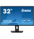 MONITOR IIYAMA 32" XB3288UHSU-B5, UHD, 60HZ, 3 MS, HDMI, USB, DISPLAYPORT, ALT, REG ALT, GIRO, INCL