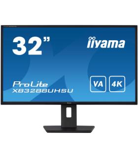 MONITOR IIYAMA 32" XB3288UHSU-B5, UHD, 60HZ, 3 MS, HDMI, USB, DISPLAYPORT, ALT, REG ALT, GIRO, INCL