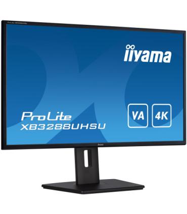 MONITOR IIYAMA 32" XB3288UHSU-B5, UHD, 60HZ, 3 MS, HDMI, USB, DISPLAYPORT, ALT, REG ALT, GIRO, INCL