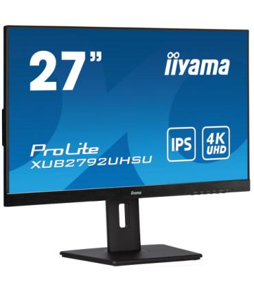 iiyama ProLite XUB2792UHSU-B5 pantalla para PC 68,6 cm (27") 3840 x 2160 Pixeles 4K Ultra HD LED Negro